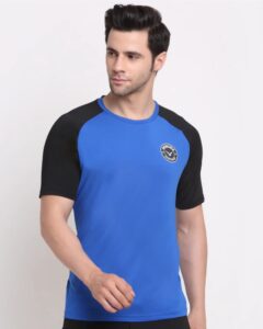 Raglan sleeve baseball T-shirt manufactured with Supima cotton by Tirupur garment manufacturer